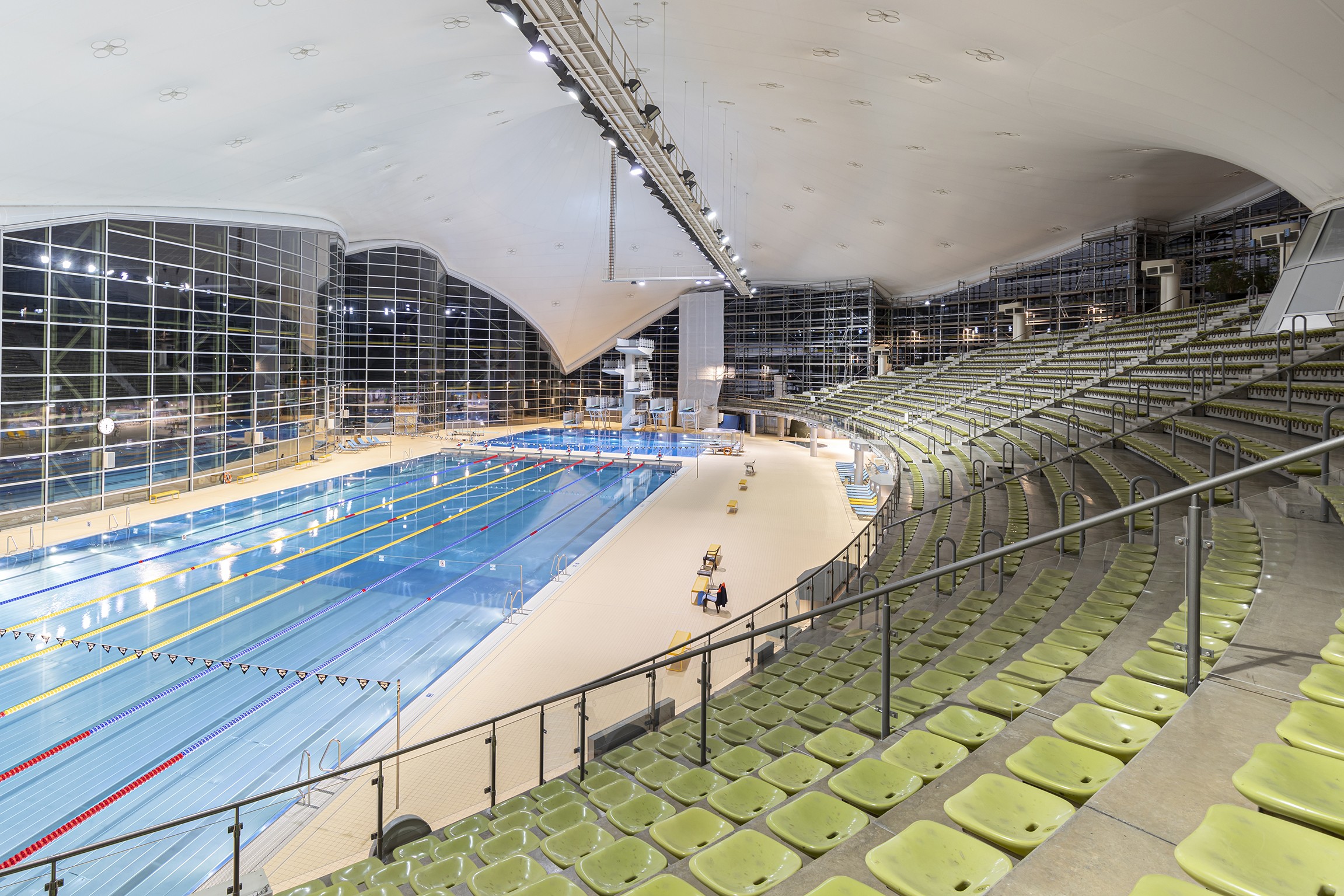 Olympia-Schwimmhalle, Schwimmbecken